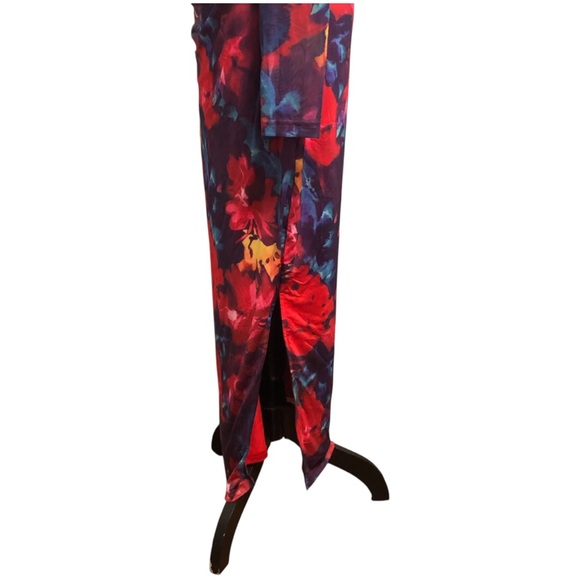 ♦️Pink and Purple Ruched Long Sleeve Bodycon Dress♦️ - Picture 13 of 14